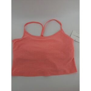 Beyond Yoga Spacedye Slim Racerback Cropped Tank XL Peach New